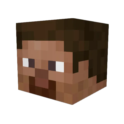 Player628 Minecraft avatar head, 3D render