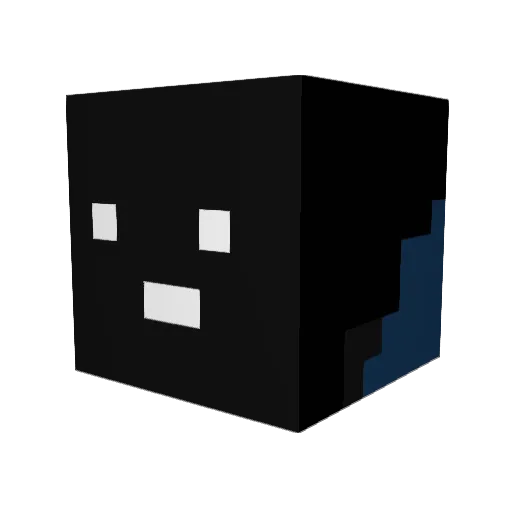 Player692 Minecraft avatar head, 3D render
