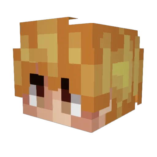 Player7K Minecraft avatar head, 3D render