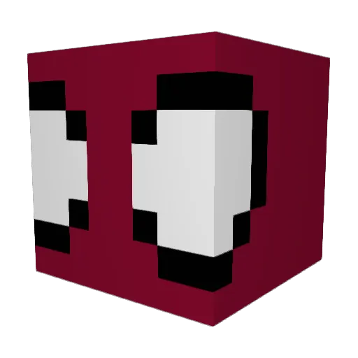 PlayerMaxin Minecraft avatar head, 3D render