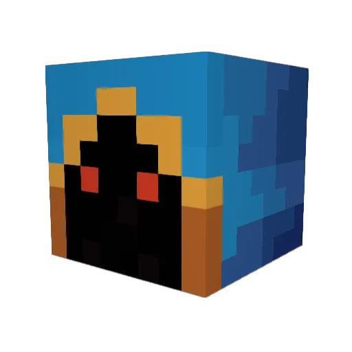 PlayerOne2011 Minecraft avatar head, 3D render