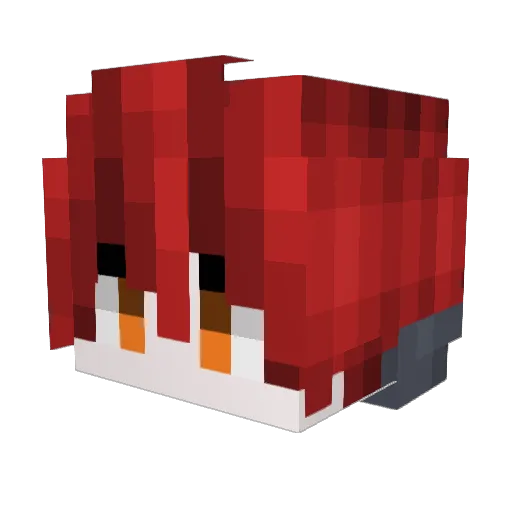PlayerP1 Minecraft avatar head, 3D render