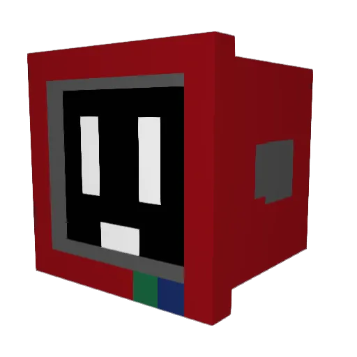 PlayerQuang Minecraft avatar head, 3D render
