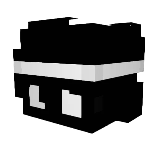 PlayerUnknown_93 Minecraft avatar head, 3D render