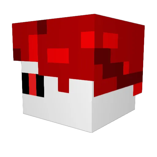 PlayerXQ Minecraft avatar head, 3D render