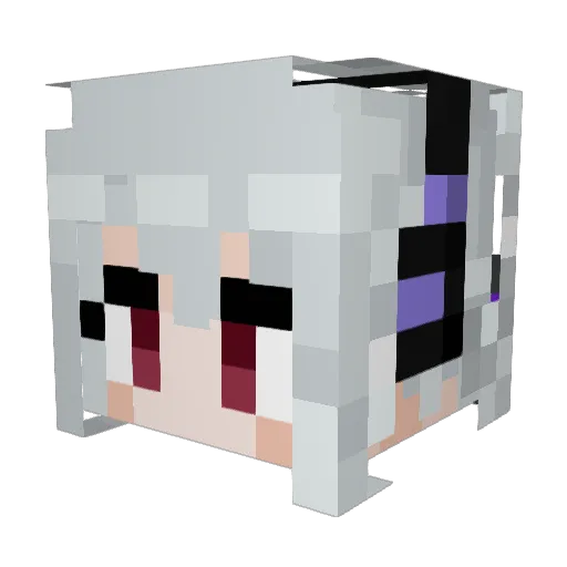 Player_AOI Minecraft avatar head, 3D render