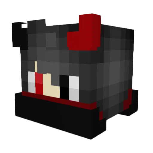 Playerboy6610 Minecraft avatar head, 3D render