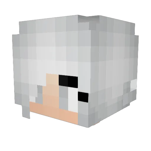 PlayfulMonster Minecraft avatar head, 3D render