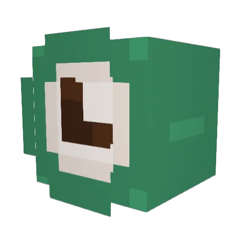 PlayingPretendd Minecraft avatar head, 3D render
