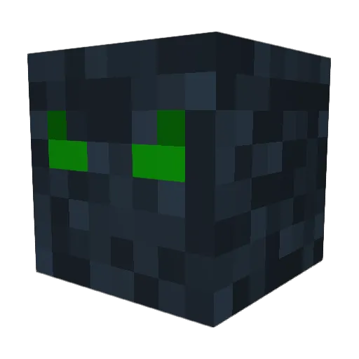 PlayingRealSafe Minecraft avatar head, 3D render