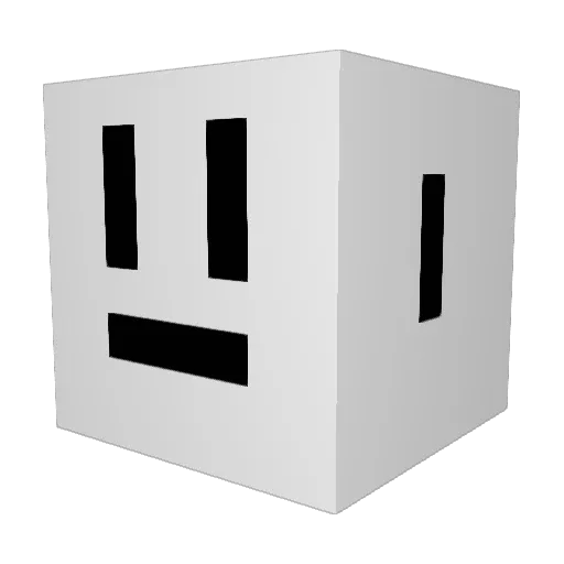 Playmaniaco9 Minecraft avatar head, 3D render