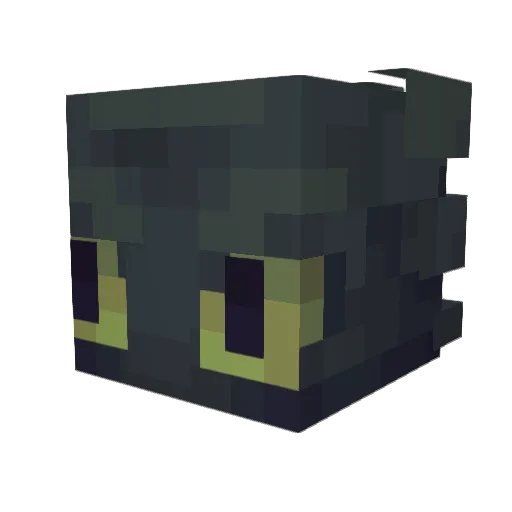 Playmaster_x Minecraft avatar head, 3D render