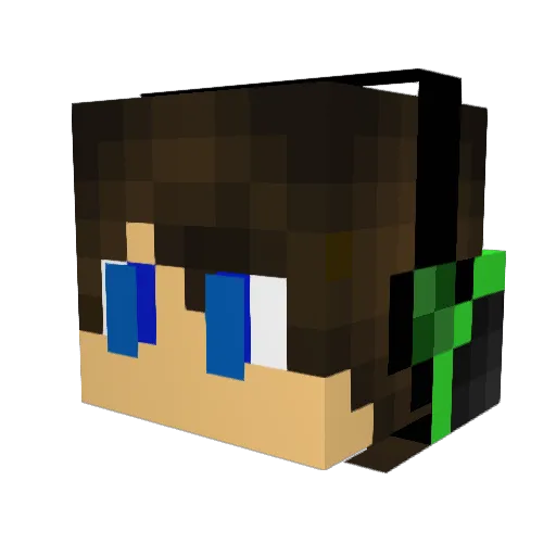 Playmobil1245 Minecraft avatar head, 3D render