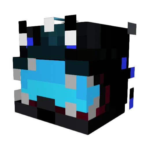 Playst1889 Minecraft avatar head, 3D render
