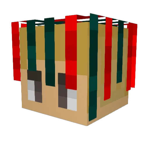 PlazmaOverlord Minecraft avatar head, 3D render