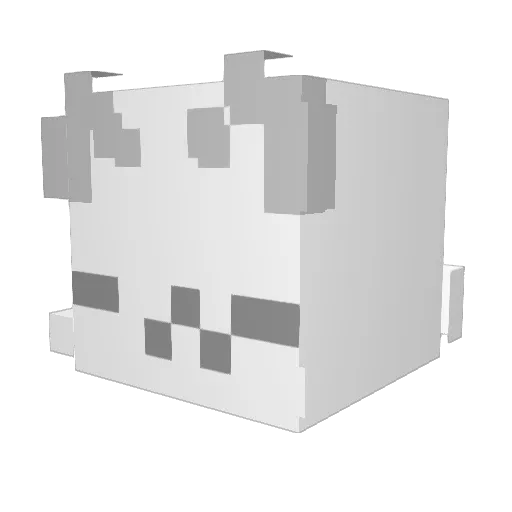 Plazmor06 Minecraft avatar head, 3D render