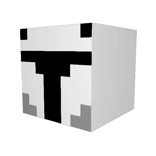 PleaseEnlightMe Minecraft avatar head, 3D render