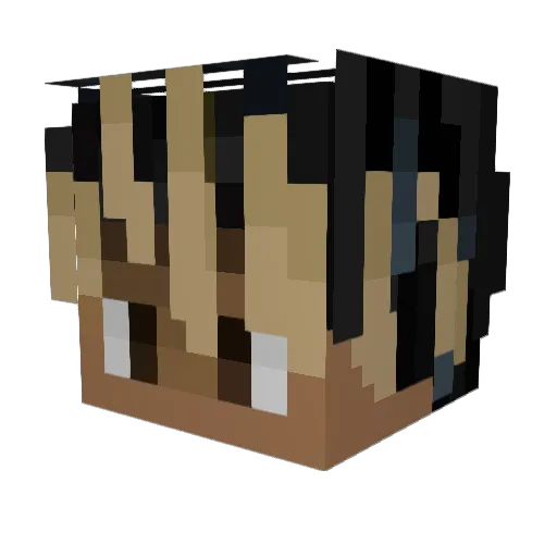 PleaseHyperion Minecraft avatar head, 3D render