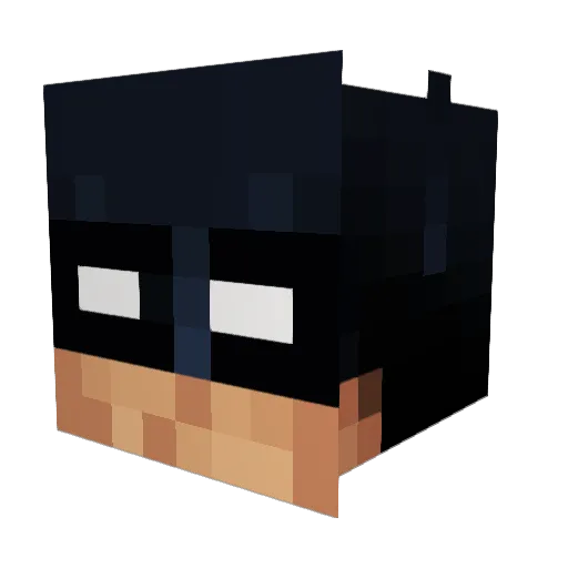 PlebLord420 Minecraft avatar head, 3D render