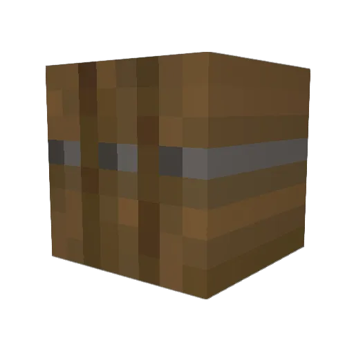 Plebeusz Minecraft avatar head, 3D render