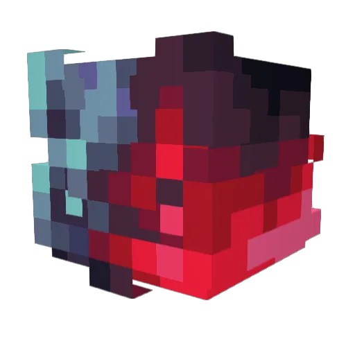 Pleidas Minecraft avatar head, 3D render