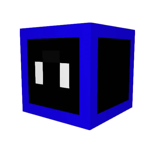 PlexTEA Minecraft avatar head, 3D render