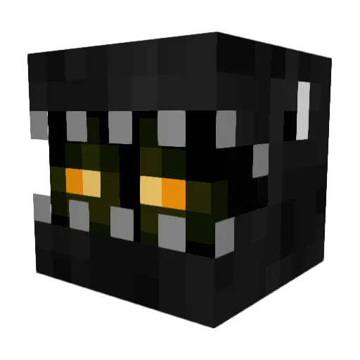 PlexV2 Minecraft avatar head, 3D render