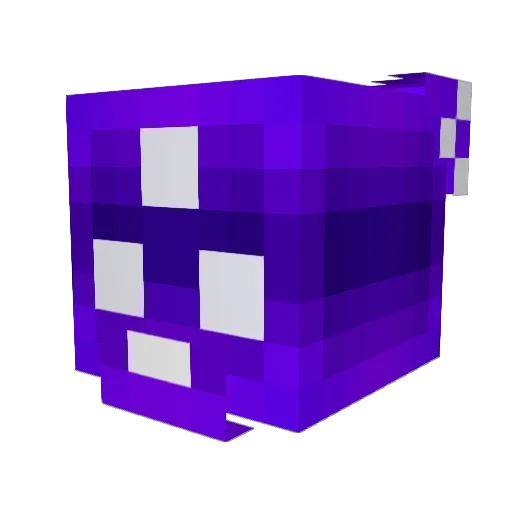 Plexsisty Minecraft avatar head, 3D render