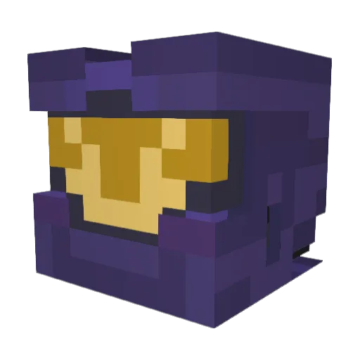 Plexyed Minecraft avatar head, 3D render