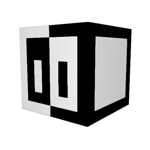 Plimpo Minecraft avatar head, 3D render