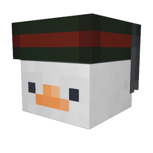 PlofVarken Minecraft avatar head, 3D render