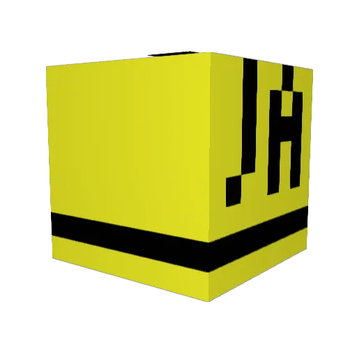 Plomp84 Minecraft avatar head, 3D render