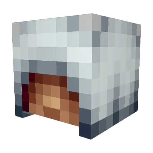 Plopkopmop Minecraft avatar head, 3D render