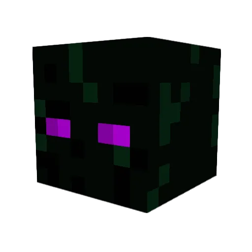 Plot_Hole Minecraft avatar head, 3D render