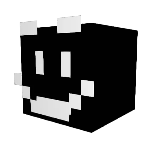 Plotur Minecraft avatar head, 3D render