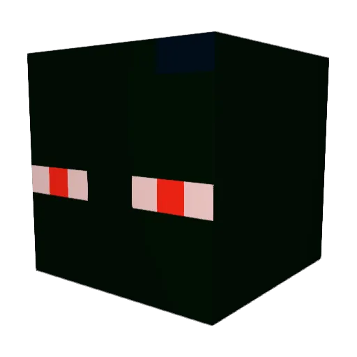 PluBula Minecraft avatar head, 3D render