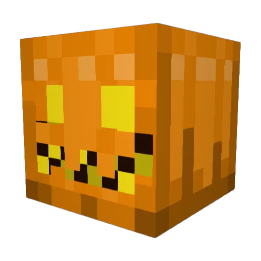 Pluger1 Minecraft avatar head, 3D render