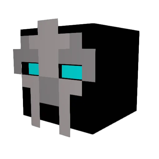 PlumCast73 Minecraft avatar head, 3D render