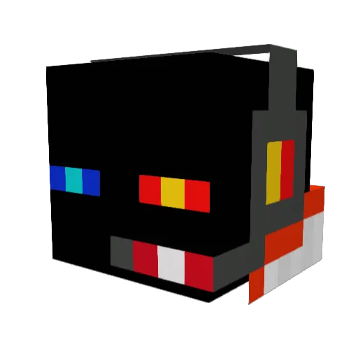 Plump7410 Minecraft avatar head, 3D render