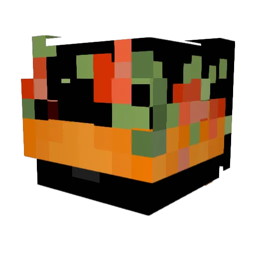 Plumpus_ Minecraft avatar head, 3D render