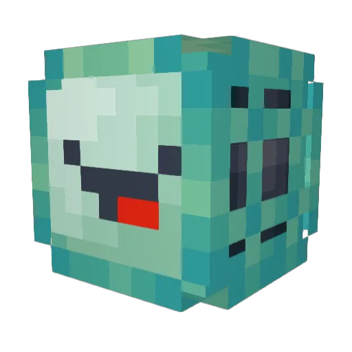 PlumpyBoi Minecraft avatar head, 3D render