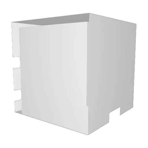 PlusUltraIzuku Minecraft avatar head, 3D render