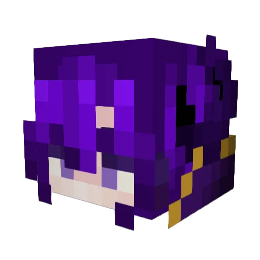 Plushy_1919 Minecraft avatar head, 3D render