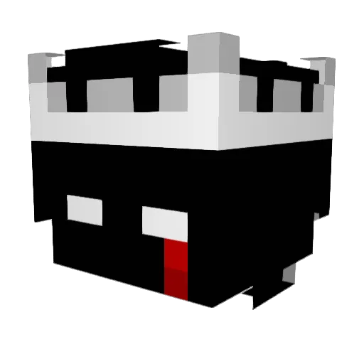 PlutTachyon16 Minecraft avatar head, 3D render