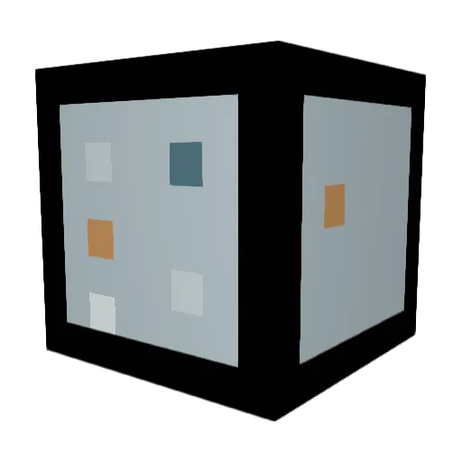 Pluto_Colonist Minecraft avatar head, 3D render