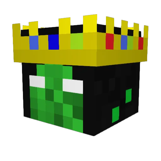 PlutoniumDevil Minecraft avatar head, 3D render