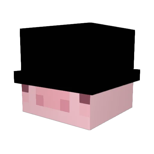 Plutony Minecraft avatar head, 3D render