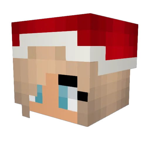 PlutosFire Minecraft avatar head, 3D render