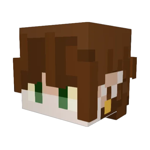 PlymouthAeon Minecraft avatar head, 3D render