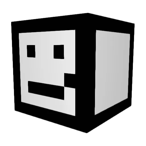 Pneptune Minecraft avatar head, 3D render